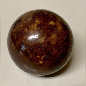 19th Century German Antique Large 1.75” Boulder Marble
